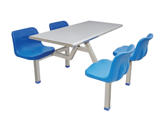 四位不锈钢中空吹塑餐桌椅 NTX-CZ001